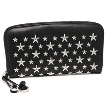 Jimmy Choo Ladies Filipa Stars Wallet 117 FILIPA CST BLACK