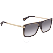Marc Jacobs Men's Black Rectangular Sunglasses Marc242/S02M20059