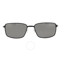 Oakley Square Wire Black Iridium Polarized Men's Sunglasses OO4075-407505-60