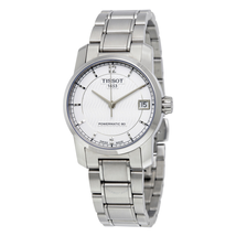 Tissot T-Classic Titanium Automatic Silver Dial Ladies Watch T0872074403700 T087.207.44.037.00