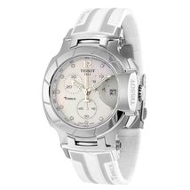 Tissot T-Race White Mother of Pearl Dial Watch T0484171711600 T048.417.17.116.00