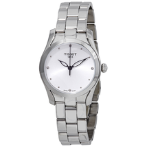 Tissot T-Wave Diamond Silver Dial Ladies Watch T112.210.11.036.00