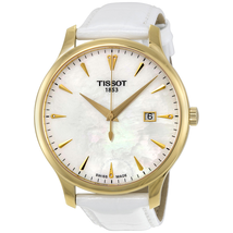 Tissot Tradition Mother of Pearl Dial Ladies Watch T063.610.36.116.00