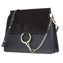 Chloe Ladies Faye Medium Shoulder Suede S231H2O 001