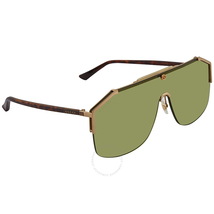 Gucci Green Geometric Men's Sunglasses GG0291S 004 99