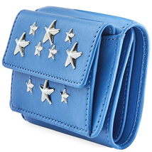 Jimmy Choo Ladies Nemo French Purse W Stars 191 NEMO CST STONE BLUE