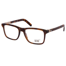 Montblanc Dark Havana Eyeglasses MB0737 052 53