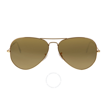 Ray Ban Ray-Ban Classic Aviator Sunglasses - Polarized Brown B-15 RB3025 001/57 62-14