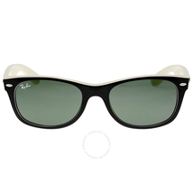 Ray Ban New Wayfarer Green Classic G-15 Sunglasses RB2132 875 52-18