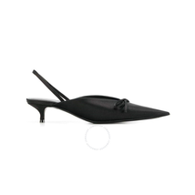 Balenciaga Knife Satin Sling Back Heels 548173 W0WM0 1000