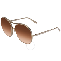 Chloe Brown Round Sunglasses CE128S 743 61 CE128S 743 61