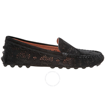 Coach Ladies Black Driving Suede Sneakers G1836 BLK
