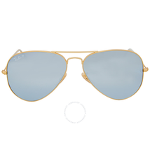 Ray Ban Aviator Polarized Silver Flash Sunglasses RB3025 112/W3 58 RB3025 112/W3 58