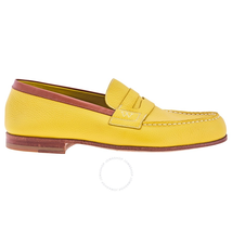 J.M. Weston Men's Loafer Yellow Penny Loafer Soft Ltr Sol 114528190