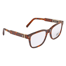 Montblanc Dark Havana Men's Square Eyeglasses MB0705 052 54 MB0705  052 54