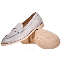 Tod's Womens Leather Mocassins in Medium Cement XXW0VK0L100D90B219