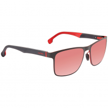 Carrera Burgundy Polarized Rectangular Sunglasses 8026/S 0BLX 57
