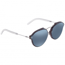 Dior Grey Light Blue Geometric Ladies Sunglasses DIORECLAT GNO/T7 60