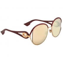 Dior Dior New Volute Multilayer Gold SQ Round Ladies Sunglasses DIORNEWVOLUTE 0NOA 57 DIORNEWVOLUTE 0NOA 57