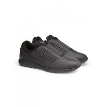 Ermenegildo Zegna Men's Sneaker Black Z Zegna Sprinter Slip On A2622X-GTE-NRN
