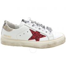 Golden Goose Deluxe Brand Ladies Glitter Star Low-Top Sneakers G36WS127.M7