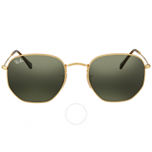 Ray Ban Hexagonal Green Classic G-15 Sunglasses RB3548N 001 54