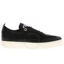 Salvatore Ferragamo Black leather low top Ferragamo sneakers 02B400 709255