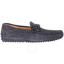 Tod's Tod's Suede Mocassino Loafers-Charcoal XXM0GW05470RE0CH