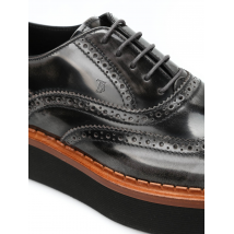 Tod's Womens Brogue Shoes in Blackboard XXW03A0R840SHAB609