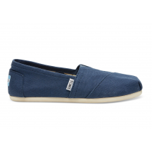 Toms Ladies Slip On Classic Alpargata Navy Canvas 001001B07 NAVY