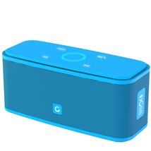 DOSS Touch Wireless Portable Bluetooth V4.0 Speakers with 12W High-Definition Sound Quality and Superior Bass,Sensitive touch,12 Hours playtime,Handsfree - [Blue]
