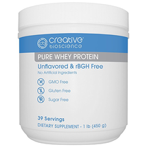 Creative Bioscience Pure Whey Protein, 1 Pound