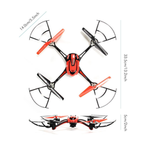 GP - NextX F2C Aviax Quadcopter with 2.0m Camera Remote Contral Drone and Headless Mode (Red- F1 quadcopter)