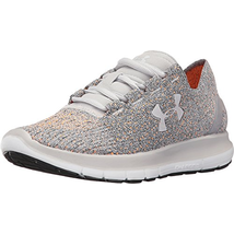 Under Armour Women's UA Speedform Slingride TRI Glacier Gray/Glow Orange/Glacier Gray Sneaker 8.5 B (M)