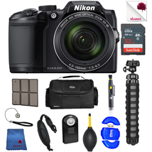 Nikon COOLPIX B500 Digital Camera Black (26506) USA - Full Accessory Basic Bundle Package Deal