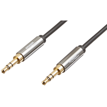 AmazonBasics 3.5mm Male to Male Stereo Audio Aux Cable - 8 Feet (2.4 Meters)