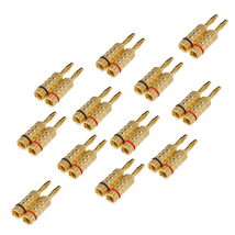 AmazonBasics Banana Plugs - Closed Screw Type, 12 pairs