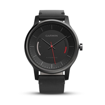 Garmin vívomove Classic - Black with Leather Band
