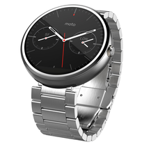 Motorola 1.56-Inch Moto 360 Smartwatch 23mm for Android and iphone - Light Metal (Discontinued by Manufacturer)