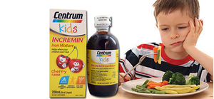 Siro Centrum Kids 200ml Incremin Iron Mixture Của Úc Cho Trẻ Biếng Ăn