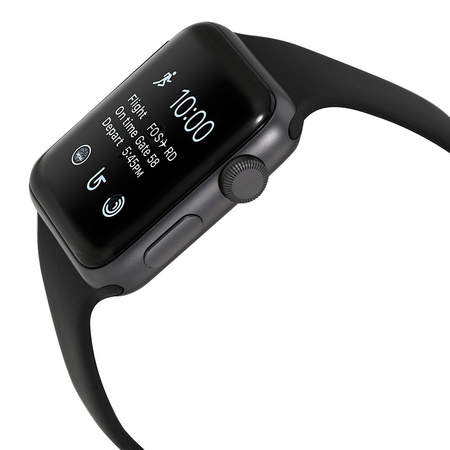 Apple Watch Series 3 - GPS - Space Gray Aluminum Case with Black Sport Band - 42mm