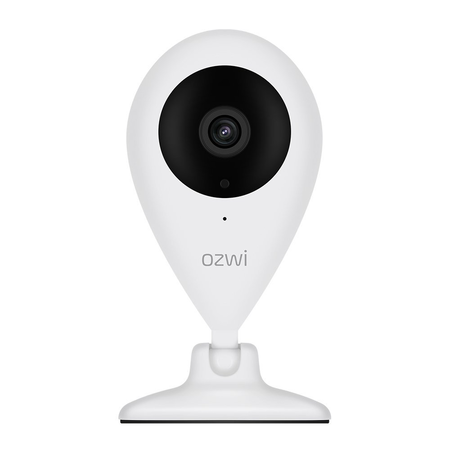 Home IP Camera, OzWi Smartlink Mini Wifi Wireless Security IP Camera Surveillance System Remote Monitoring with Two-way Audio Night Vision(White)