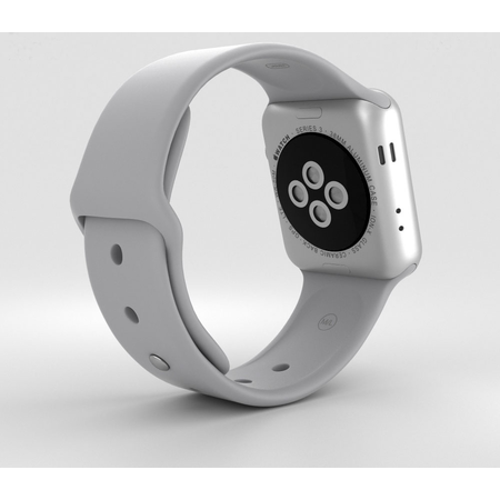 Apple Watch Series 3 - GPS - Silver Aluminum Case with Fog Sport Band - 38mm