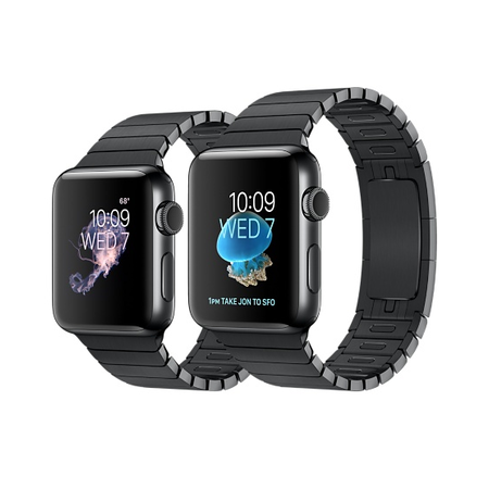 Đồng hồ Apple Watch Space Black Stainless Steel 38mm Series 2 - Link Bracelet