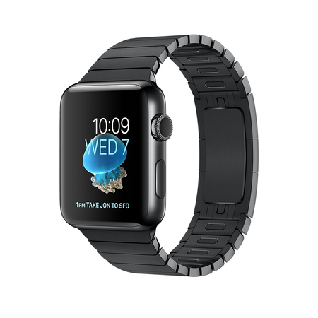 Đồng hồ Apple Watch Space Black Stainless Steel 38mm Series 2 - Link Bracelet
