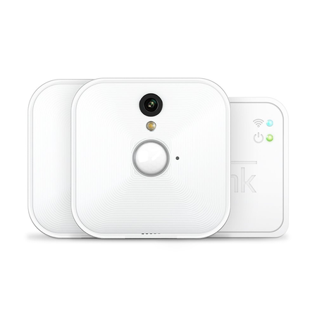 Blink Home Security Camera System for Your Smartphone with Motion Detection, HD Video, 2 Year Battery and Cloud Storage Included - 2 Camera Kit