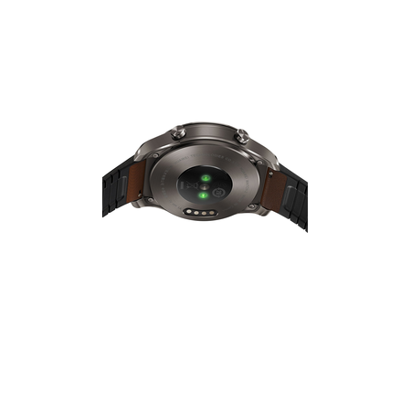 Huawei Watch 2 Classic – Titanium Grey with Brown Hybrid Strap - Android Wear 2.0 (US Warranty)