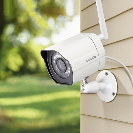 Zmodo Wireless Security Camera System & 6-Month Cloud Storage - All Inclusive CamCloud Bundle - Smart HD Outdoor WiFi IP Cameras with Night Vision