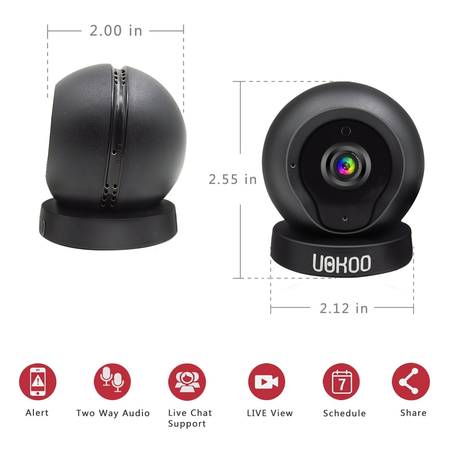 Wireless Security Camera, 1280x720P HD Home WiFi Wireless Security Surveillance IP Camera with Motion Detection Remote Monitoring, 2 Way Audio and Wireless Camera, Nanny Cam