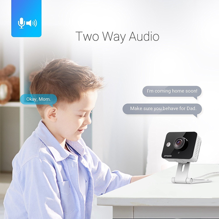 Zmodo Wireless Two-Way Audio Security Camera & 6-Month Cloud Storage - All Inclusive Bundle - Smart HD WiFi IP Cameras with Night Vision